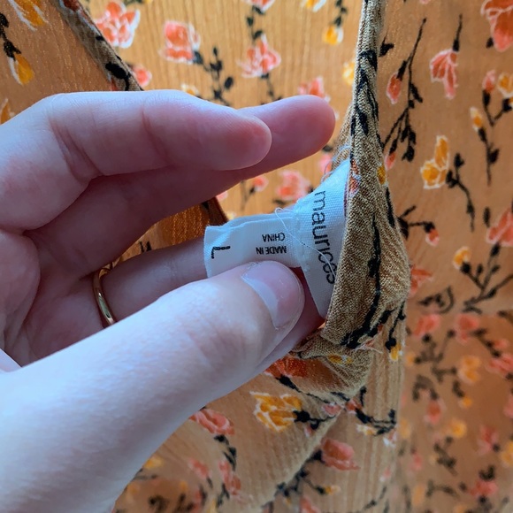 Maurices Floral Blouse - Picture 3 of 3